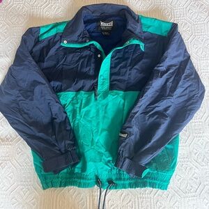 Marker Vintage Teal and Navy Wind Breaker